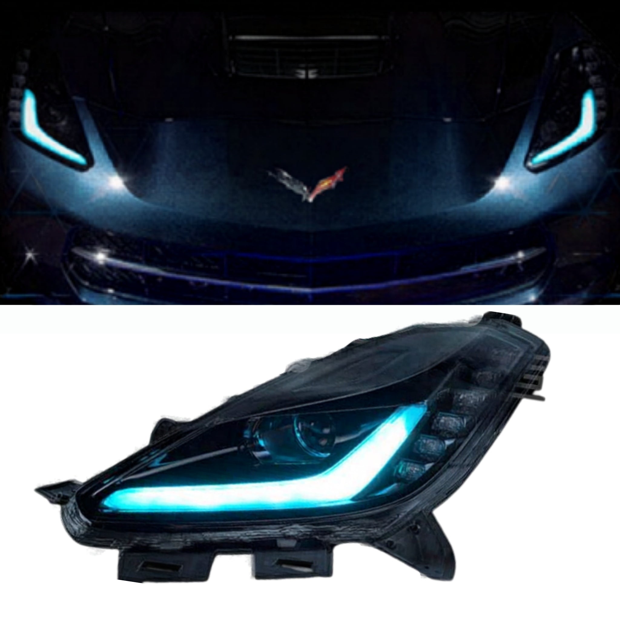 Chevrolet Corvette Multicolor DRL Boards (2014-2019)