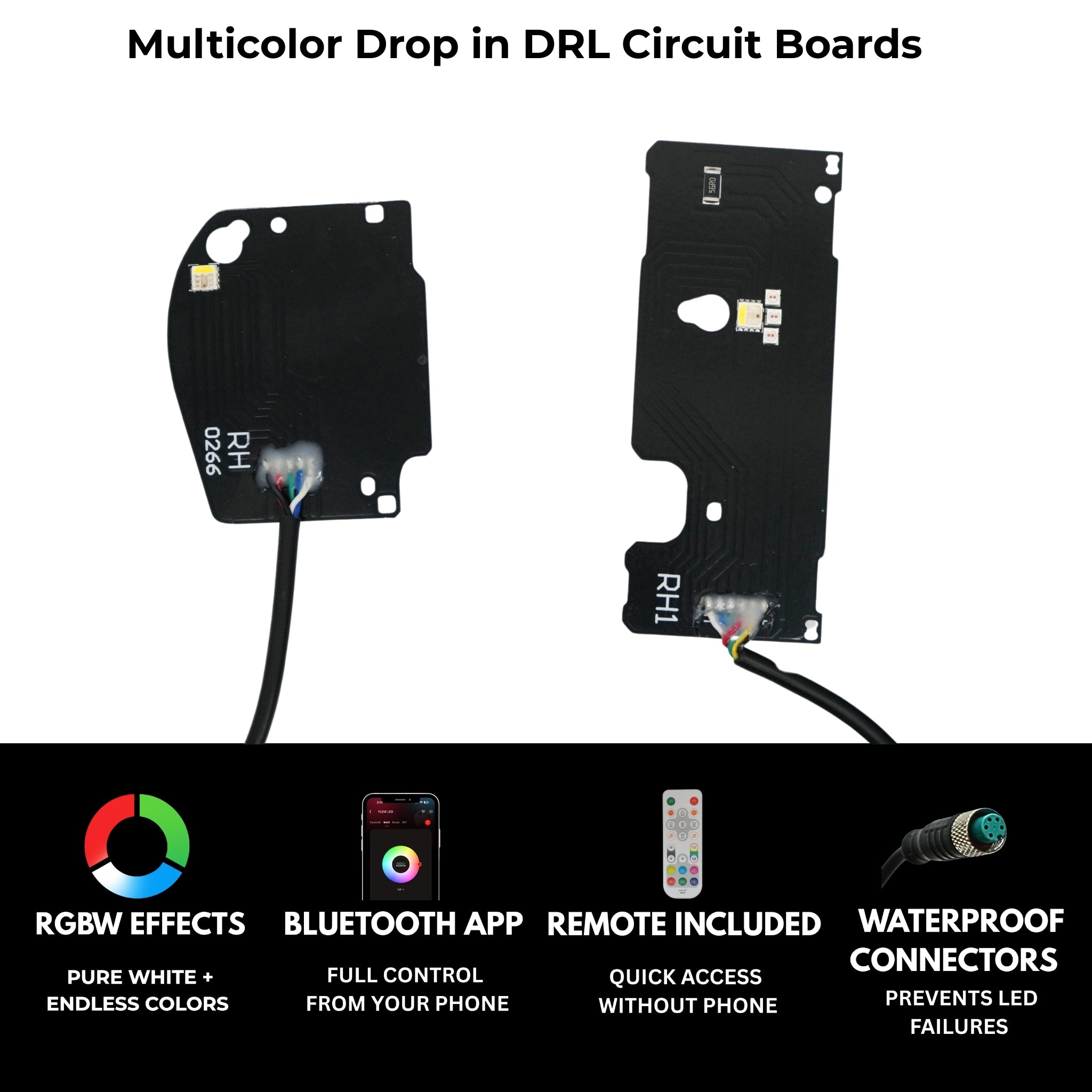 Chevrolet Camaro RS/SS RGBWA DRL Boards (2019-2024)