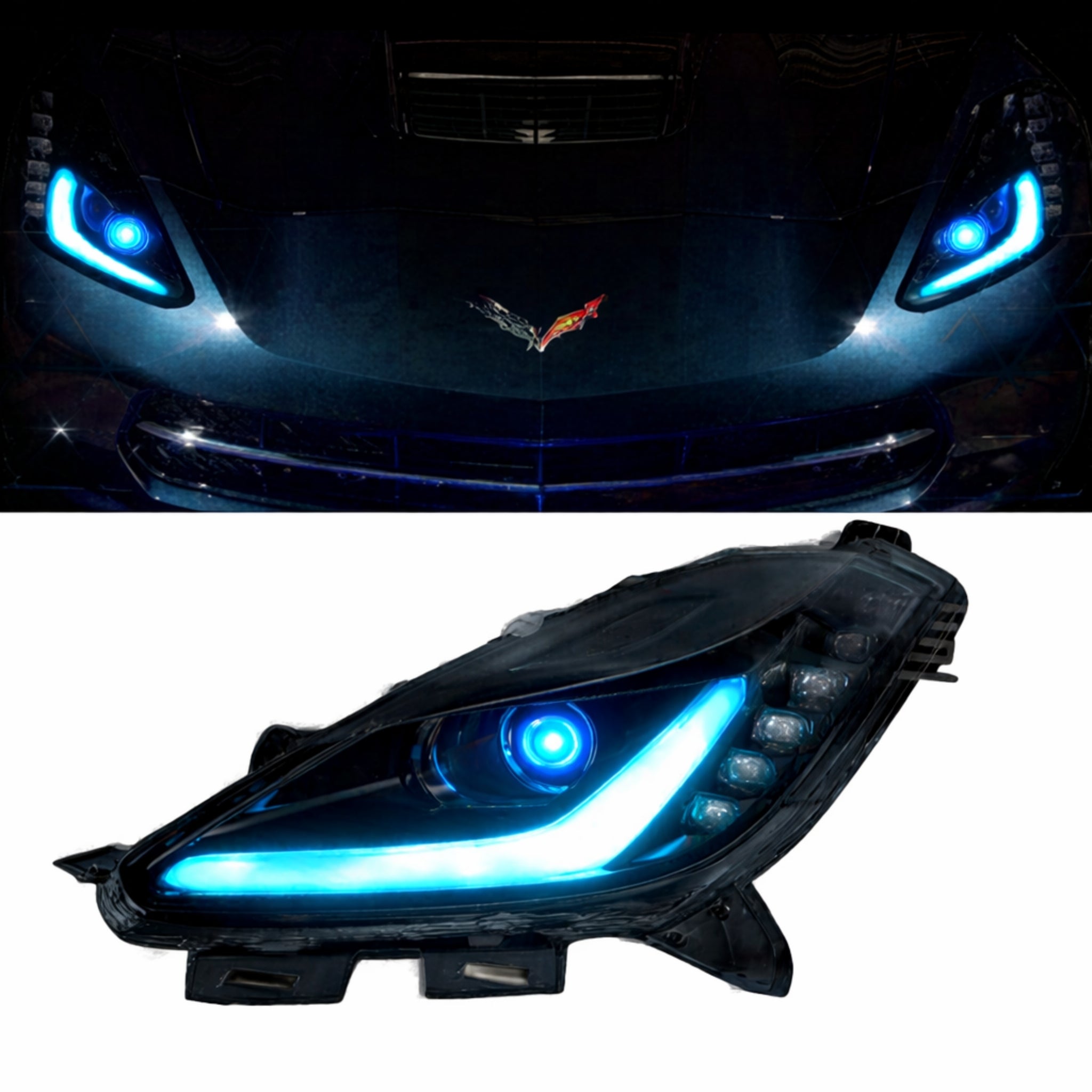 Chevrolet Corvette Multicolor DRL Boards (2014-2019)