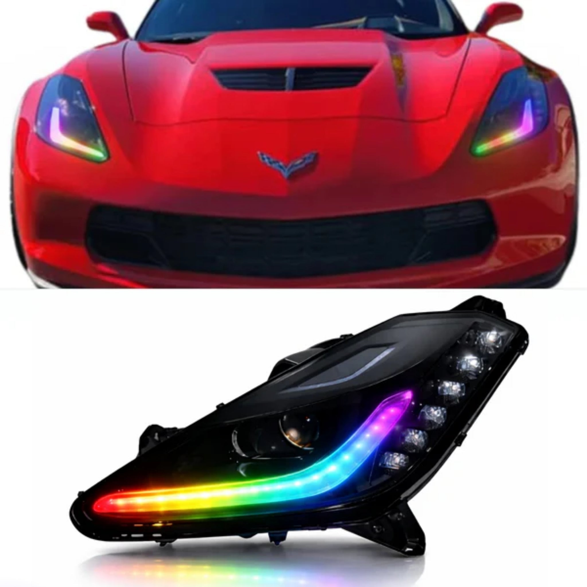 Chevrolet Corvette Multicolor DRL Boards (2014-2019)