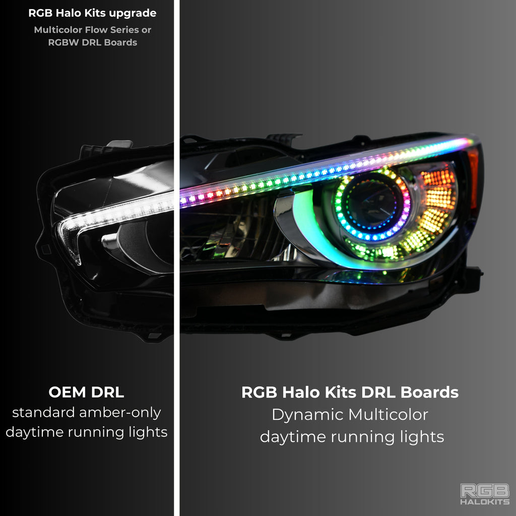 Infiniti Q50 Multicolor Flow DRL Boards (2014–2024)