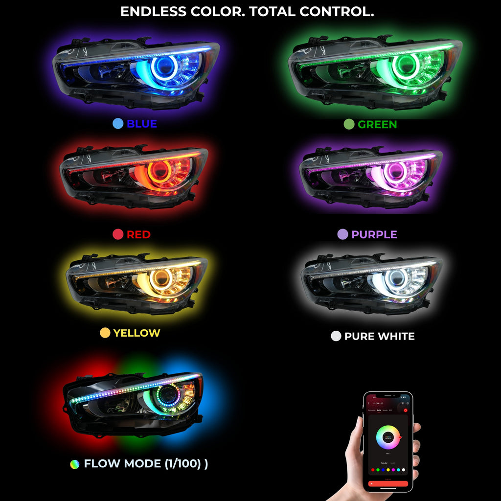 Infiniti Q50 Multicolor Flow DRL Boards (2014–2024)