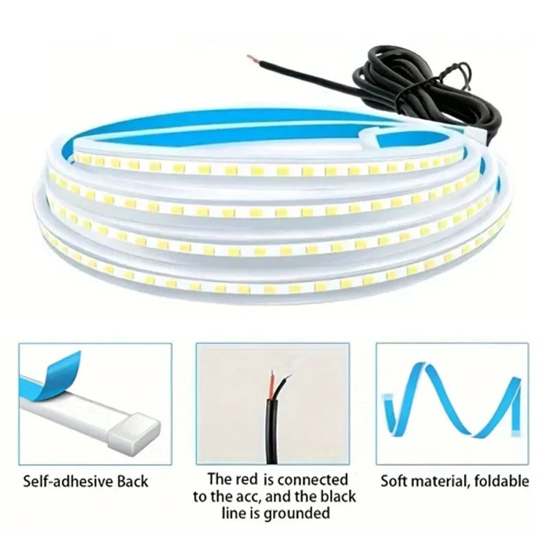 120CM Universal LED Car Atmosphere Light Strip